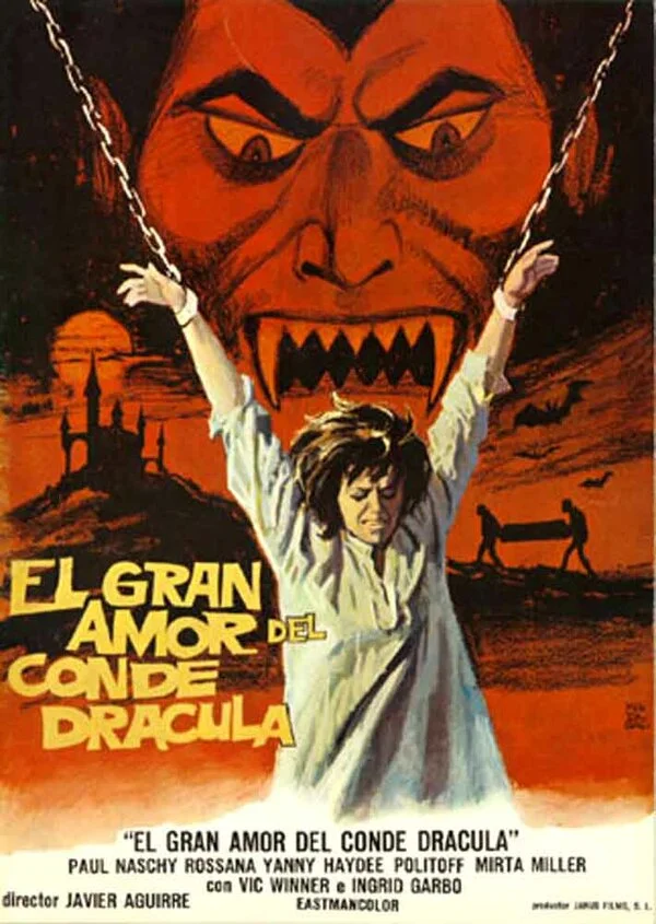 Большая любовь графа Дракулы 1973 постер